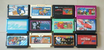 ตลับเกมส์ Famicom(แฟมิลี่) เกมส์สนุกวัยเด็กใช้งานได้ปกติ