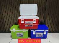 กระติกน้ำแข็ง FUJI อย่างหนา ขนาด27.5*45*28ซม แบบพกพา  NO.909 ความจุ 15ลิตร แบรนด์ Denki