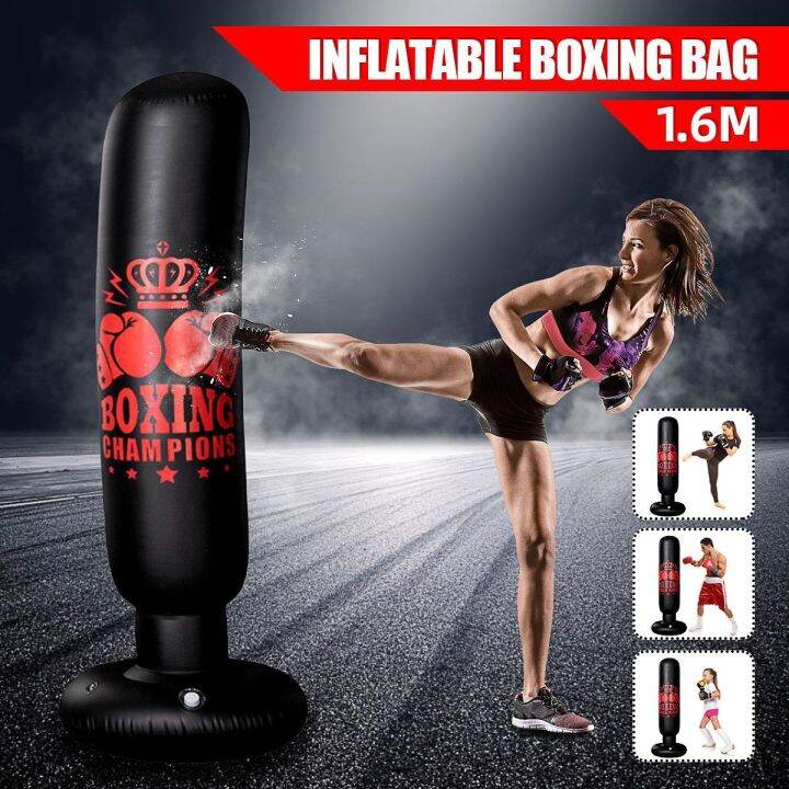 inflatable-boxing-bag-punching-fitness-exercise-training-boxing-sack-pvc-thicken-boxing-pillar-tumbler-standing-sandbag-160cm