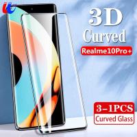 SGP ไฮบริด3-1ชิ้นกระจกโค้ง3D สำหรับ Realme 10 Pro + 5G 10 Pro Plus กระจกเทมเปอร์ฟิล์มป้องกันหน้าจอเต็มรูปแบบ Oppo Realme 10 Pro5G 10plus Realme 11 Pro 11Pro Plus ฟิล์มป้องกันหน