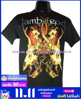 เสื้อวง LAMB OF GOD เสื้อยืดวงดนตรีร็อค เสื้อร็อค  LOG1629 ส่งจาก กทม.