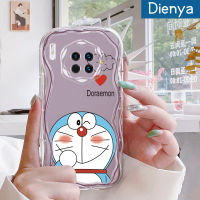 เคส Dienya สำหรับ Huawei Mate 30 Pro Mate 40 Pro เคส P40 P30โปรการ์ตูนโดราเอมอนน่ารักขอบเนื้อครีมกันกระแทกแบบใสนิ่มเคสมือถือโปร่งใสลายกล้องถ่ายรูปสร้างสรรค์เรียบง่ายฝาครอบป้องกันอ่อนโยน