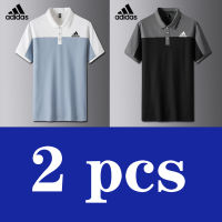 Adidase∮ Men S Cotton Striped Polo Shirts Short Sleeve Lapel Collar T-Shirt Men S Business Casual Polo ShirtsTH