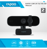 Webcam RAPOO C280, độ phân giải 2K Full HD - Hãng phân phối chính thức
