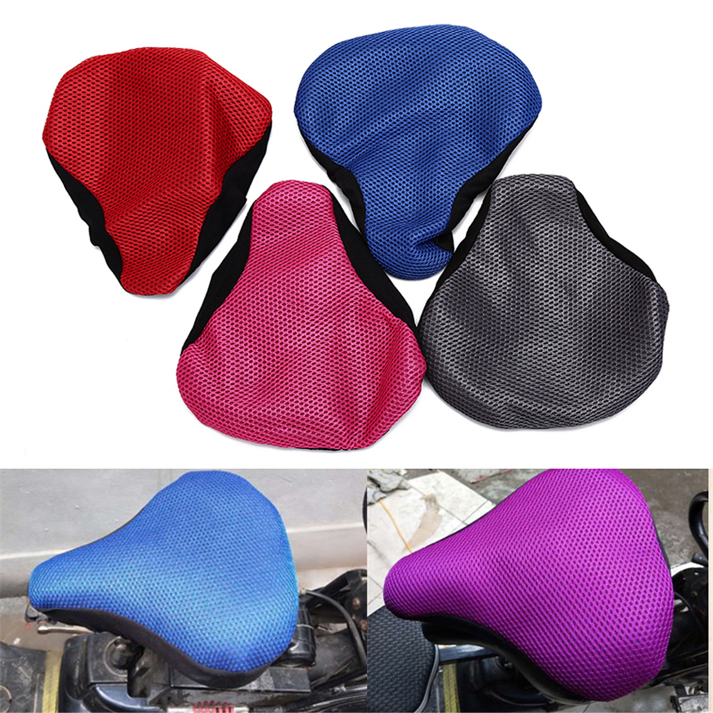 Cycling Random Color 3D Soft Saddle Bike Accessories Seating Cushion Seat Cover 
