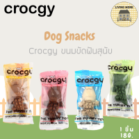 CROCGY ขนมขัดฟันสุนัขรูปจระเข้ ครอกกี้ 18g มี 4 รส (1 ชิ้น)