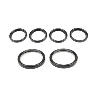 Motorcycle Speedometer Trim Ring CNC Instrument Cover Burst Gauge Bezel Kits for Touring Road Electra Street Glide 96 13