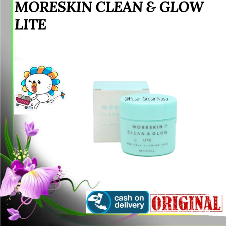 Moreskin Clean And Glow Lite Moreskin Cosmetic Produk Baru