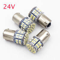 YSY 100ชิ้น BA15S 1156 P21W 50SMD 1206 3030 50 Led SMD รถไฟเบรกเปิดสัญญาณด้านหลังที่จอดรถย้อนกลับโคมไฟ S25 24โวลต์