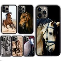 Handsome Horse Animal Phone Case Cover for iPhone 13 14 11 12 Mini Pro Max XR XS 6 7 8 Plus SE2020 Samsung Galaxy S21 S22 Ultra