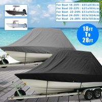 ⊙⊕ FYUJDFGF 210D 20 22 26 28Ft Yacht Boat Cover Snow Sunshade Heavy Duty Trailer