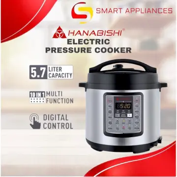 Hanabishi Digital Pressure Cooker HDIGPC10in1