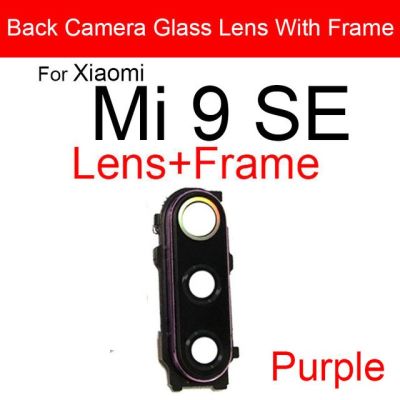 【☄New Arrival☄】 nang20403736363 ภาพกรอบกล้องมองหลังเลนส์แก้วสำหรับ Xiaomi Mi Cc9 Mi 9 Mi 9se Mi 9 A3 Lite Main ด้านหลังหลักกระเป๋าใส่กล้องภาพกรอบสติกเกอร์ซ่อมแซม
