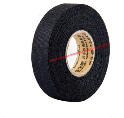 9mmx15m Universal Flannel fabric Cloth Tape automotive wiring harness Black Flannel Car Anti Rattle Self Adhesive Felt Tape Adhesives Tape