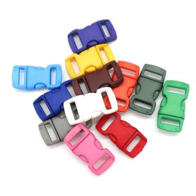 25pcs/Lot Connections Release Buckle Bracelet Clip Clasps For DIY Pets Collar Strap Webbing Sewing Accessories Making Supplies Cable Management