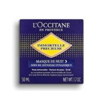 LOCCITANE Immortelle Precieuse Overnight Mask 50 ml. เนื้อครีมเข้มข้นแต่ซึมไว สามารถใช้เป็น mask สำหรับเวลากลางคืน เเบบไม่ต้องล้างออก