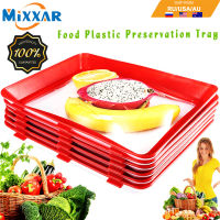 Dropshipping Food Plastic Preservation Tray Vacuum Creative with Magic Elastic Lid Healthy Seal Storage Container Kitchen Tools