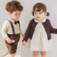 Newborn Boys Girl Clothing Spanish Infant Girl Dress Toddler Boy Long Sleeves Romper Overall Cute Spring Family Matching Clothes