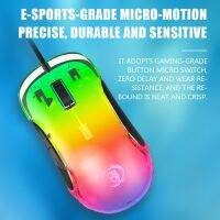 Esports Game Cool Streamer RGB Crystal Shell Macro Definition Weighted USB External Mouse