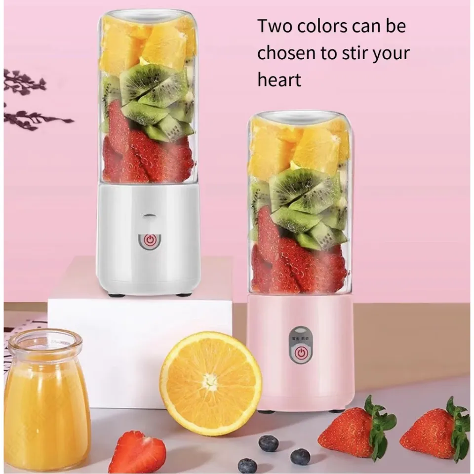 Portable Juicing Cup 500ml BUAH JUICER ELEKTRIK Blender JUS MUDAH DI BAWA  SEHAT SEGAR