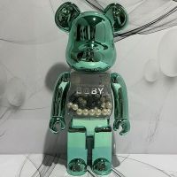 รุนแรงหมีอาคารบล็อกหมี Bearbrick ดวงจันทร์ดาวอังคารโลก400% Apollo 50th ครบรอบของขวัญเพื่อนของขวัญวันเกิดของขวัญสะสม