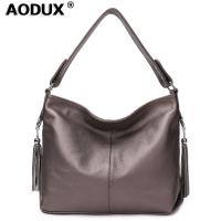 Aodux แฟชั่น100% ธรรมชาติของแท้หนังผู้หญิงกระเป๋าถือหญิง Cross Body Messenger ไหล่ Cowhide กระเป๋าสุภาพสตรี Girls