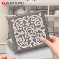 LIZHOUMIL สติ๊กเกอร์ติดผนังห้องน้ำ (10X10ซม.),สติ๊กเกอร์ติดสติ๊กเกอร์ถอดได้กระเบื้องสติ๊กเกอร์ติดผนังลายอิฐศิลปะบนผนังสำหรับห้องครัวห้องน้ำ