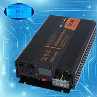 อินเวอร์เตอร์เพียวไซน์เวฟ2000W 12V 24V 48V ถึง110V 220V ตัวเปลี่ยนตัวเปลี่ยนแสงอาทิตย์ติดตั้งบนยานพาหนะ