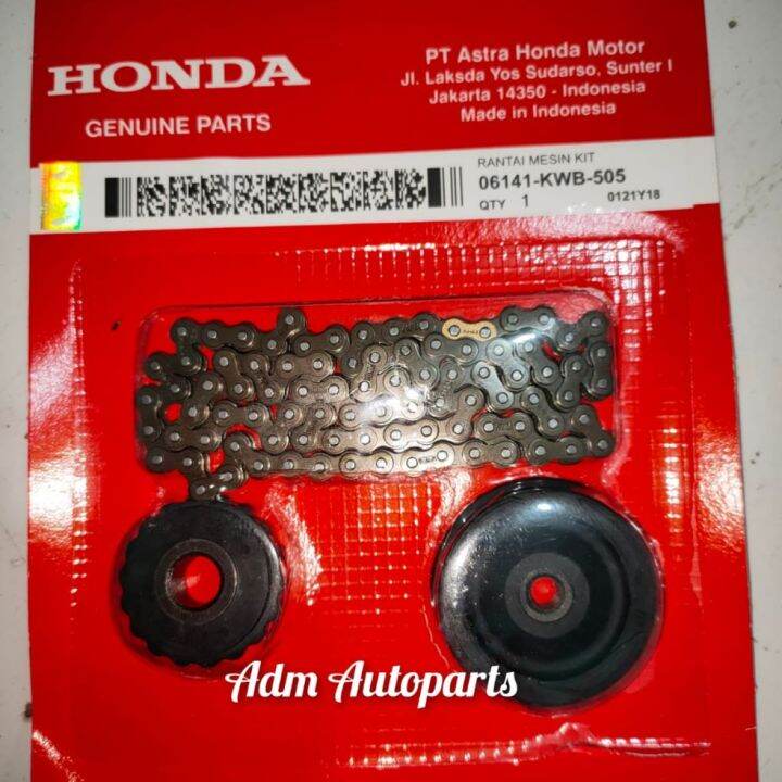 Rantai kamprat set revo fit injeksi fi rantai mesin rantai kecil keteng