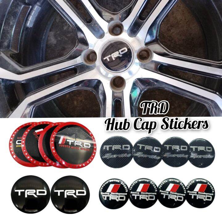 CPAO 2”/2.5” TRD Logo Car Wheel Center Hub Cap Sticker Emblem Lazada PH