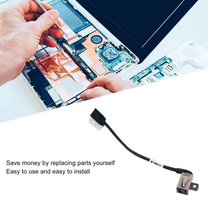 Laptop Builtin DC Power Jack for Dell Inspiron Vostro 3400 3401 3405