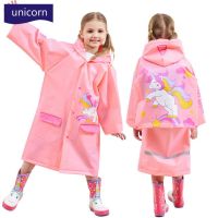 1PC Cartoon Animal Style Waterproof Kids Raincoat For Children Rain Coat RainwearRainsuit Student Poncho Drop Shipping