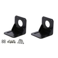 Mounting Bracket Holder For Nema 17 Stepper Motor 3D Printer Black 42mm Alloy Steel Furniture Protectors Replacement Parts