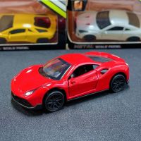 HOT!!!✴✐✸ pdh711 1:43 alloy car model metal pull back simulation car toy boy sports car ornament with sound and light to open the door