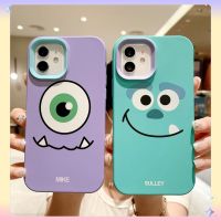 2 1 เคสโทรศัพท์มือถือ ซิลิโคนนุ่ม หนา ลายการ์ตูนมอนสเตอร์น่ารัก สีแคนดี้ สําหรับ 6s 7 8 plus XR 12 13 pro max