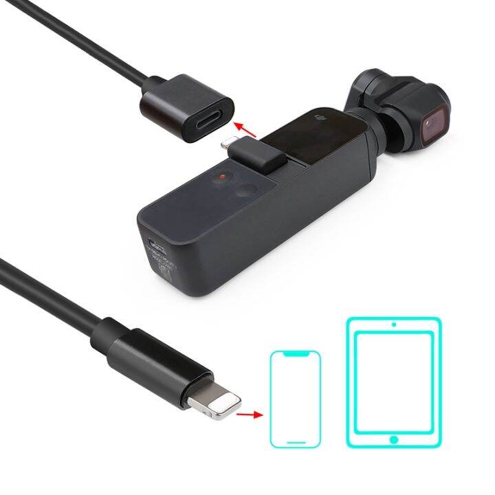 Hot 1M OTG Cable Flex Extension Data Line Adapter IOS Micro USB Type