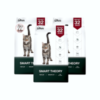 petheria SMART THEORY อาหารแมวสูตร INDOOR CAT 1.5 KG จำนวน 3 ถุง