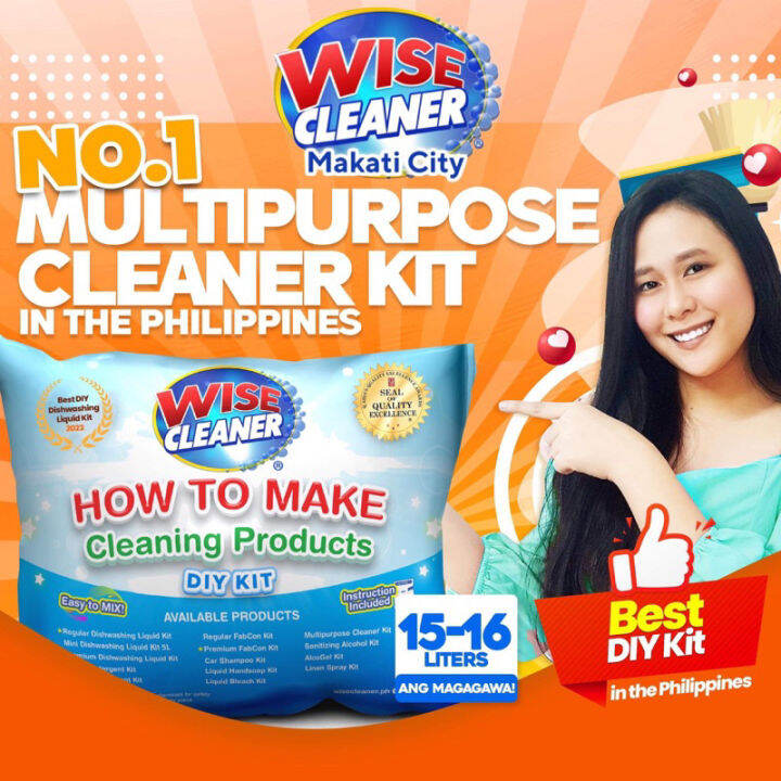 Wise Cleaner Multi Purpose Cleaner DIY Kit Lazada PH