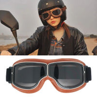 CO【ส่งจากกรุงเทพฯ 】แว่นตากันลมสำหรับขี่มอเตอร์ไซค์ Universal Vintage Motorcycle Goggles สากลกลางแจ้ง windproof วินเทจรถจักรยานยนต์แว่นตาหมวกกันน็อครถมอเตอร์ไซด์แว่นตา