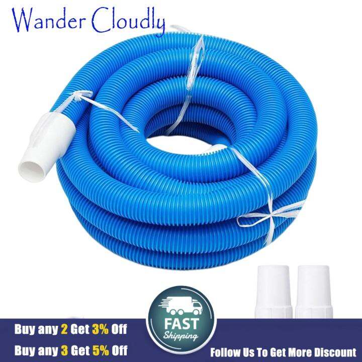 Wander Cloudly above Ground Pool Vacuum Hose 32mm Diameter Replacement Backwash Pipe Spiral