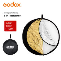 GODOX 24" 60cm 80cm 110cm 5 in 1 Portable Collapsible Light Round Photography Reflector for Studio Multi Photo Disc