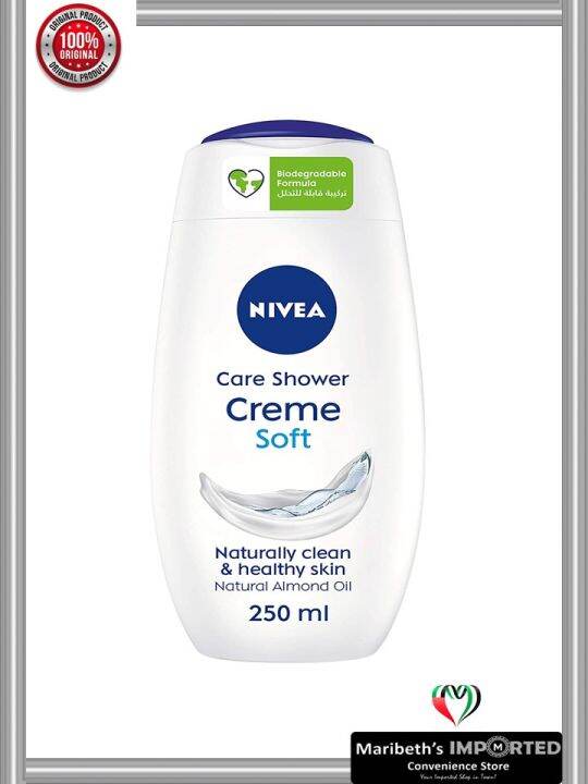 Nivea Crème Soft Shower Gel 250ml (SALE!! SALE!! Expiration Sept 25