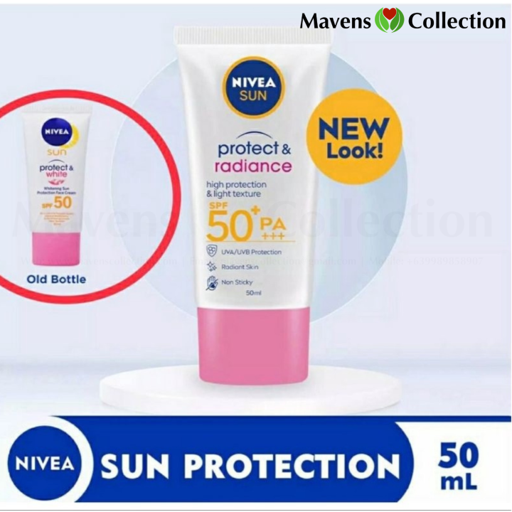 Nivea Sun Protect and Radiance 50ml Whitening Sun Protection Face Cream