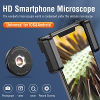 APEXEL HD Portable 100X Microscope Lens For Mobile Phone Magnifier Macro Phone Lens With CPL Filter Universal Clip Smartphones Smartphone Lenses