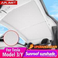 【hot】✗  Tesla 2021-2022 3 Y Front Rear Sunroof Segmented Insulation Car Sunshade Accessories