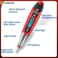 UMMEAX ปากกาทดสอบปากกาทดสอบกระแสไฟฟ้าแบบพกพา,ปากกาวัดกระแสไฟฟ้าเหนี่ยวนำแบบไม่สัมผัสเครื่องวัดโวลต์