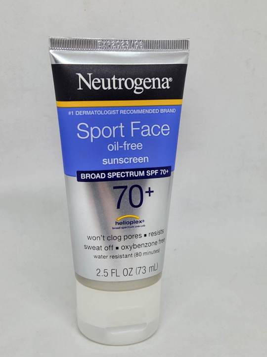 Neutrogena Sport Face Sunscreen Oil Free SPF70+ 73ml | Lazada PH