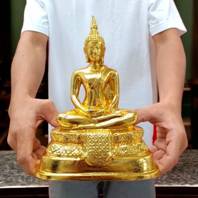 “MTL#1”พระพุทธรูปปางสมาธิ งานทองเหลืองปิดทองทั้งองค์ หน้าตัก5นิ้ว งดงามพรีเมี่ยมเหมือนพระพุทธรูปทองคำ