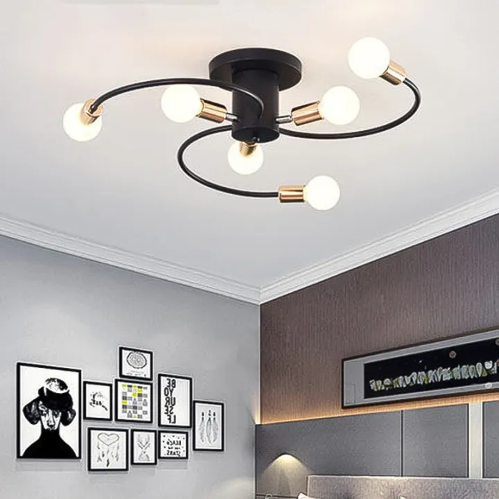 American industrial ceiling light beautiful chandelier retro metal ...