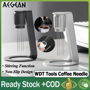 Espresso Coffee Stirrer Needle Stainless Steel Powder Disperser with  Magnetic Holder WDT Distributor Leveler Tool Accessories